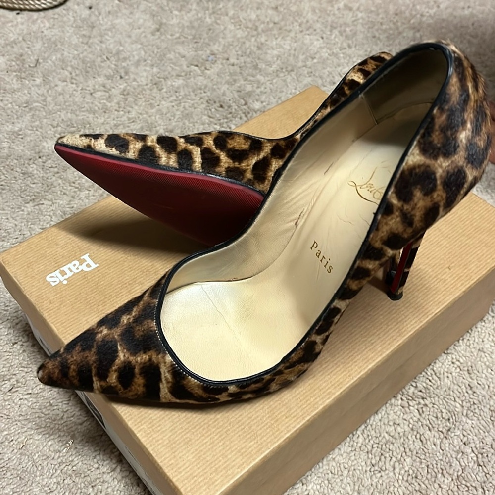 Worn Leopard Christian Louboutins
